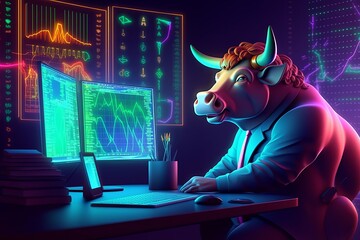 Automated Bull Trading: Navigating the Stock Market and Crypto Currency with Technology, Generative AI.