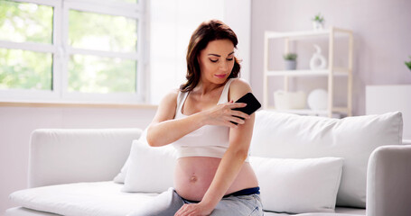Continuous Glucose Monitor Blood Sugar Test Smart Phone
