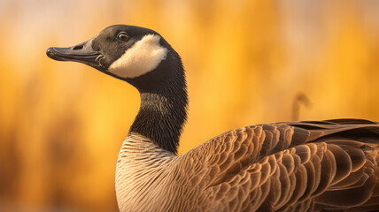 canadian goose from the below created with Generative AI technology