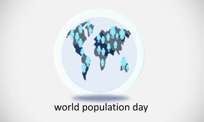 world population day background design