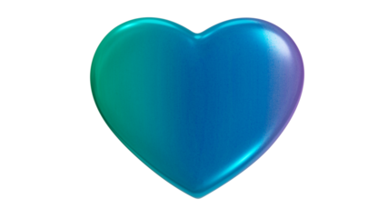 CORAÇÃO COLORIDO TEXTURIZADO PNG