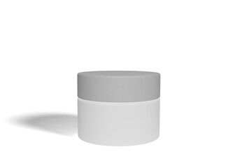 Cosmetic jar mockup
