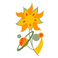 illustration of an flower
