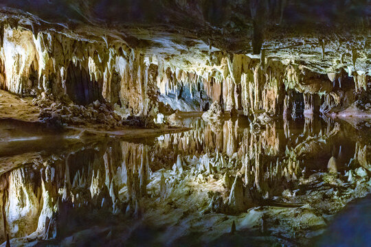 Reflection of Cave at Luray