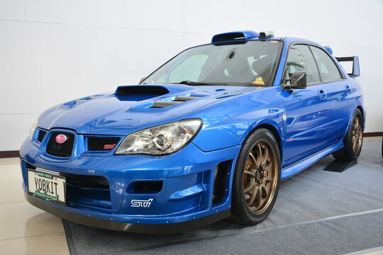 Subaru sti impreza at JDM Underground car show in Pasay, Philippines
