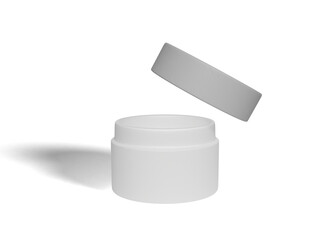 Cosmetic jar mockup
