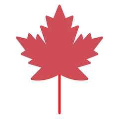 Illustration of Maple Leaf design Icon
