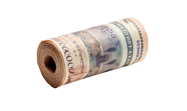 roll of dollars isolated HD transparent background PNG Stock Photographic Image