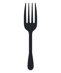 steel fork vector illustration