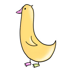 Cartoon cute duck 
