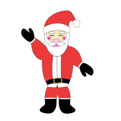 cartoon santa claus