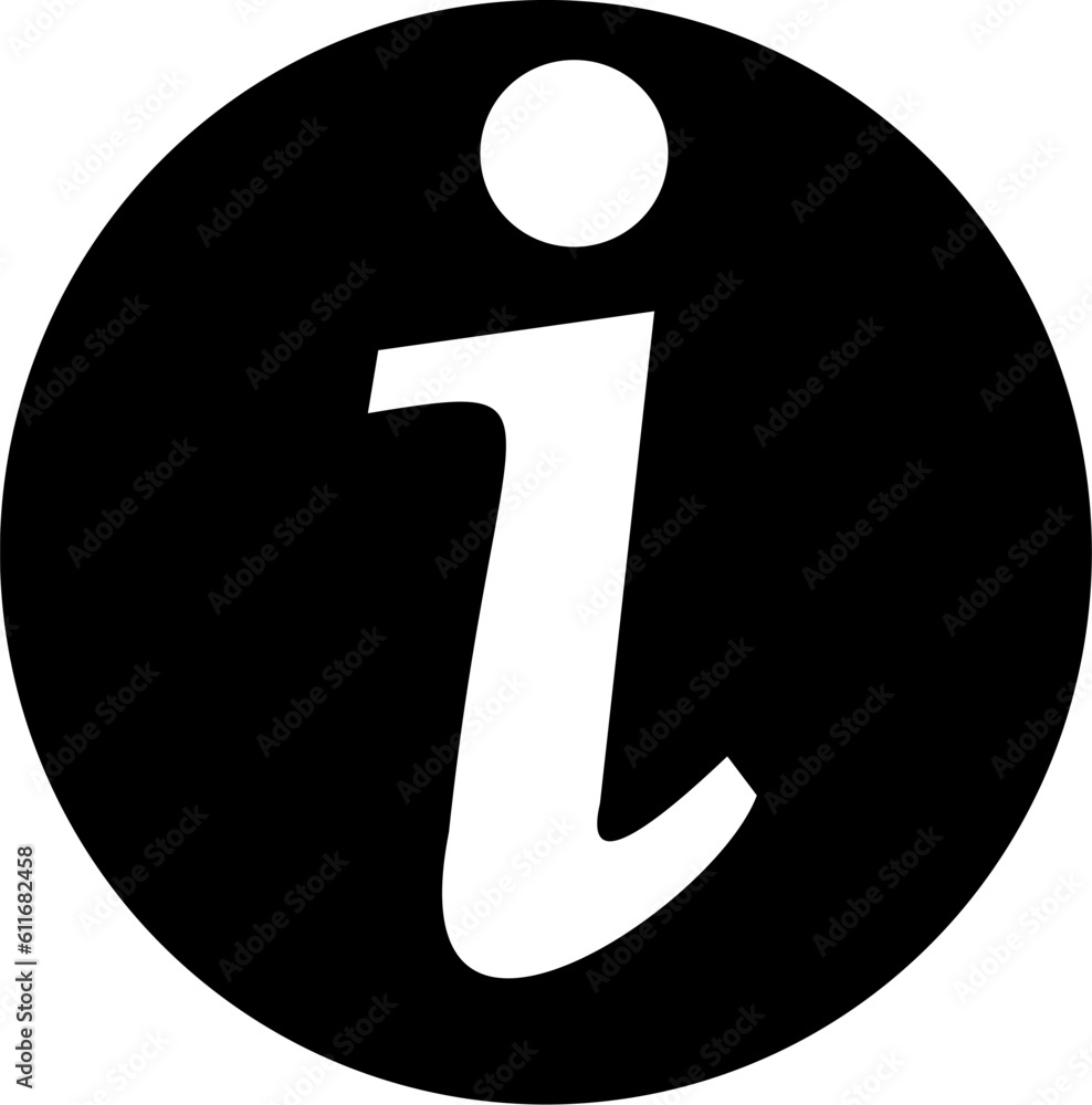 Poster information icon symbol. faq and help desk icon symbol illustration. information icon on button. rep