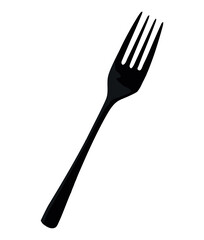 Cute fork illustration vector