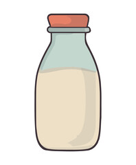 Organic milk bottle