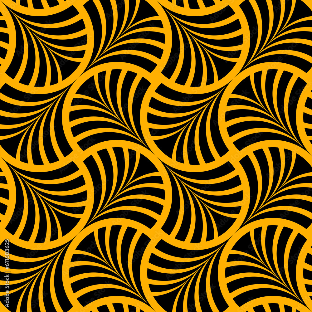 Poster abstract repeating seamless geometric pattern