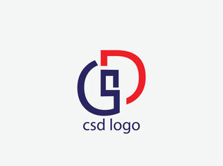 csd vector logo,CSD letter logo creative design with vector graphic. CSD letter design.