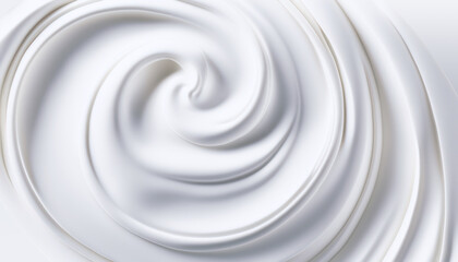 White cream texture background, generative ai