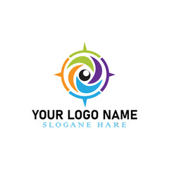 Business logo design with vector format.