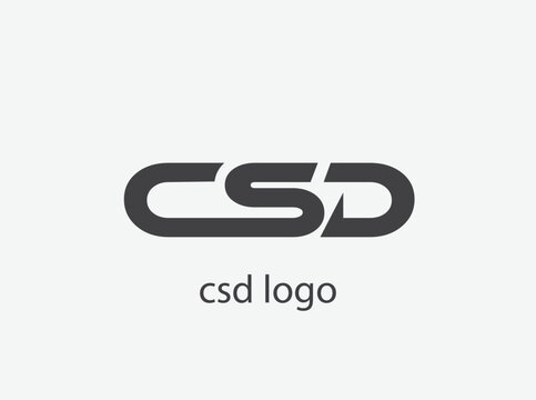 csd vector logo,minimal professional logo, CSD Initials Logo
