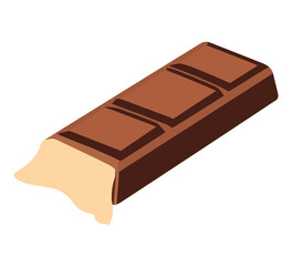 sweet chocolate bar design illustration