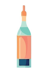 wine bottle symbolizes refreshment