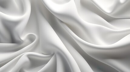 Obraz premium white satin fabric