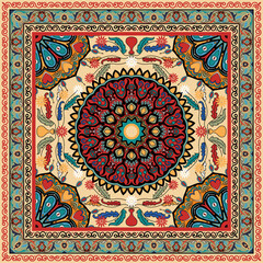 Carpet pattern. Rectangular prayer mats, prayer mats, tea mats, meditation mats