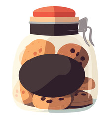 chocolate cookies jar