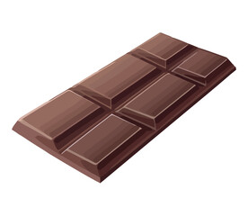 Dark chocolate bar with cacao