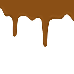 melted chocolate dripping