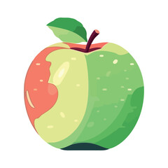 Juicy apple, fruit healthy eating and freshness