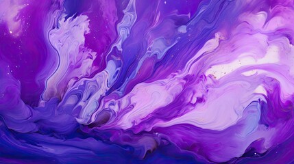 Fototapeta na wymiar Purple Paint Smear Abstract Background, Generative AI Illustration