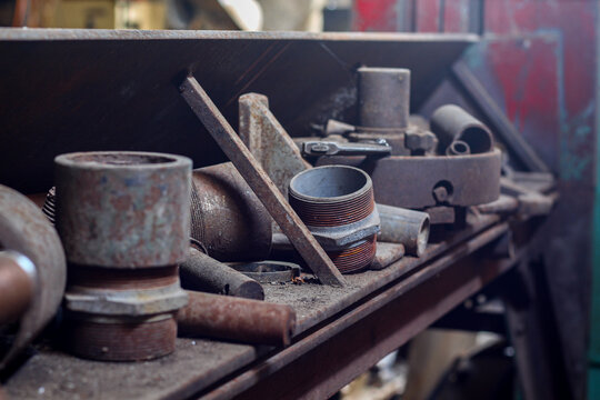 Old rusty tools