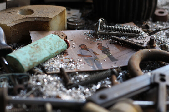 Old tools and bolts