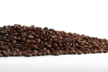 coffee beans isolated on white background