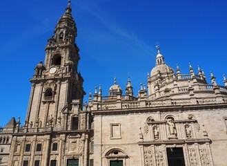 Fototapeta na wymiar Santiago de Compostela Cathedral 