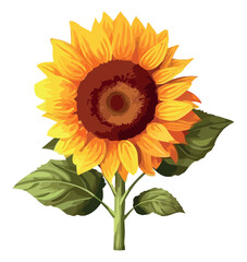 Yellow sunflower design