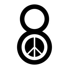 Womens Day Glyph Icon