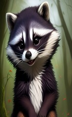 Obraz premium Racoon