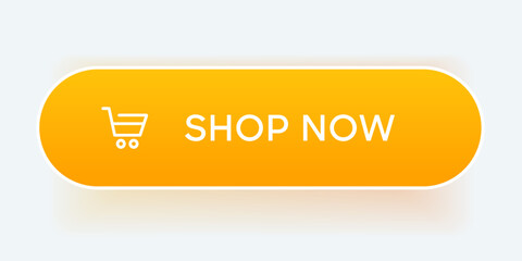 3d click here web buttons. Set of action button, hand cursor and arrow pointing click link buttons. Add to cart, shop now buttons. Online shopping icons for UI UX website, mobile app.