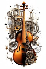Cyberpunk Serenade Futuristic Musical Instruments