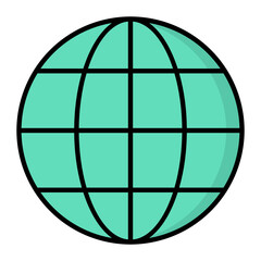World Line Color Icon