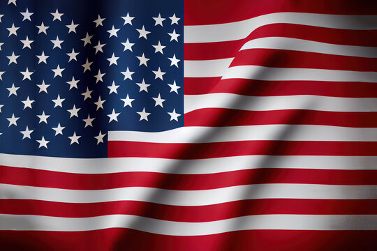 United states of american flag. Generative Ai