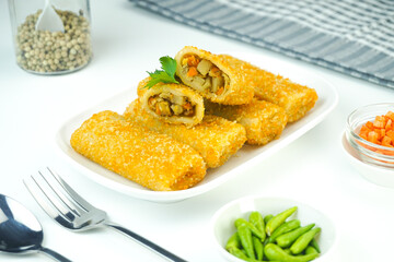 Vegetable Risoles, in Indonesia known as Risoles sayur