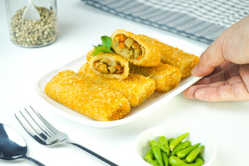 Vegetable Risoles, in Indonesia known as Risoles sayur