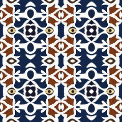 Seamless pattern retro vintage style 90 boho batik pattern tribal ethnic seamless.