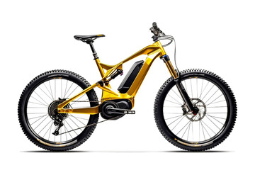 bicycle isolated on white background