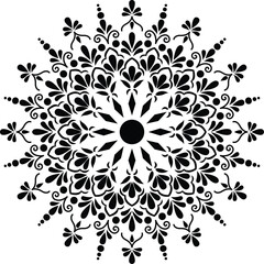 	
Creative luxury mandala background ornamental decorative element in circle shape
