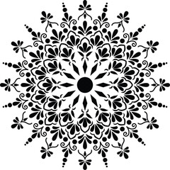 	
Creative luxury mandala background ornamental decorative element in circle shape