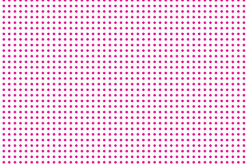modern abstract seamlees pink polka dot pattern on white background - obrazy, fototapety, plakaty